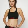HUGO BRALETTE PADDED SPORTY LOGO - Brassière - Black