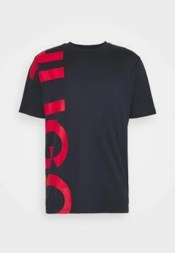 HUGO DAWS - T-shirt Imprimé - Dark Blue -Pas Cher Hugo Boutique 6c615bbb16614835ae1944761db972a3