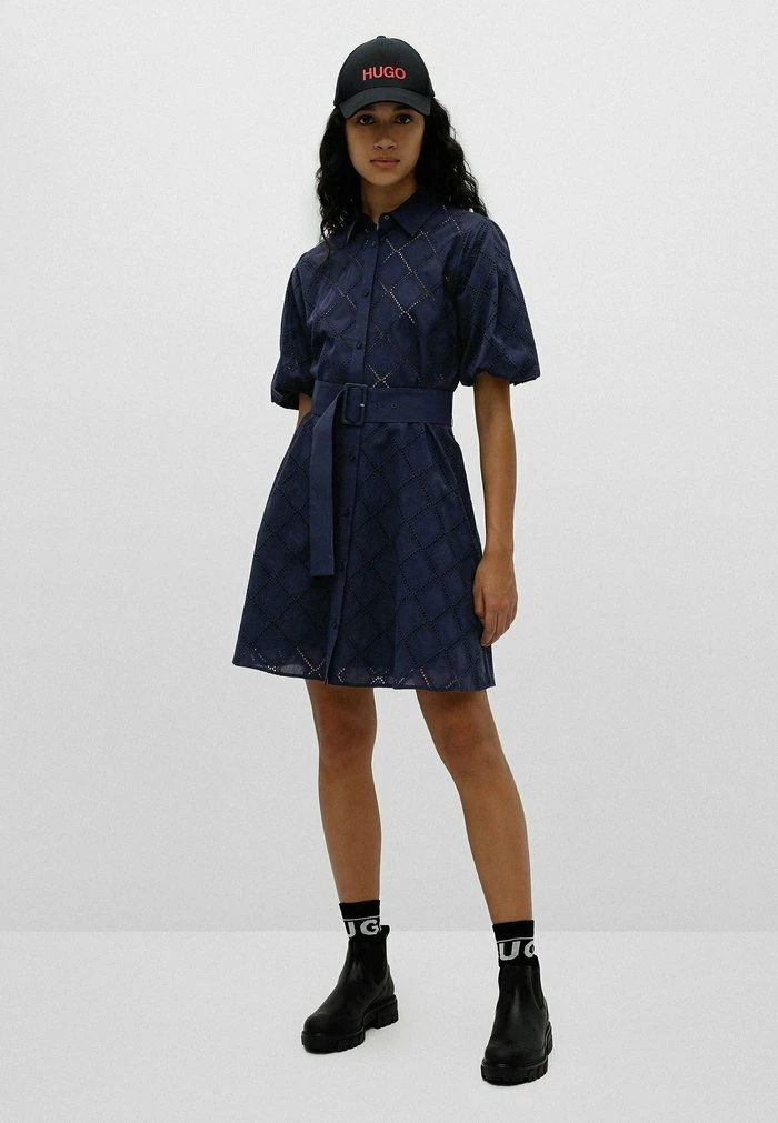 HUGO Robe Chemise - Dark Blue 2 HUGO Robe Chemise - Dark Blue – Image 2