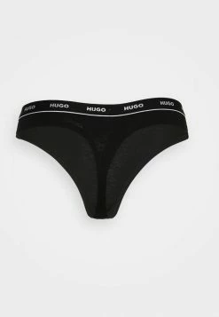 HUGO TRIPLET THONG EASY 3 PACK - Slip - Black -Pas Cher Hugo Boutique 736b46332e5e448e8fe2db36984194c8