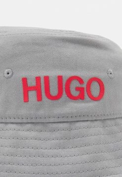 HUGO UNISEX - Chapeau - Grey -Pas Cher Hugo Boutique 7459753fe0dc4f4aa4b34cebabe710e7