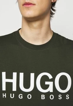 HUGO DOLIVE - T-shirt Imprimé - Dark Green -Pas Cher Hugo Boutique 780fe0e4b5054b3e9ec0fbf9cc0c4aeb