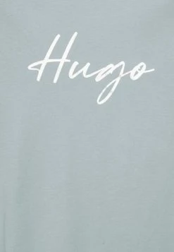 HUGO THE SLIM TEE - T-shirt Imprimé - Light Pastel Blue -Pas Cher Hugo Boutique 79036c551b57438192bb9cc3f3c30d3b