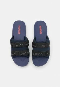 HUGO JENS - Mules - Dark Blue -Pas Cher Hugo Boutique 7e31fcbf32c94dd5bc5e7fa823a134b5