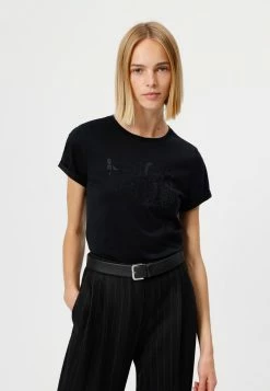 HUGO THE SLIM TEE - T-shirt Imprimé - Black