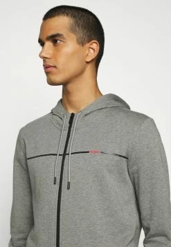 HUGO DAPIE - Sweat à Capuche Zippé - Open Grey -Pas Cher Hugo Boutique 7f1a4442980541b18e69a5da10e9ca7b