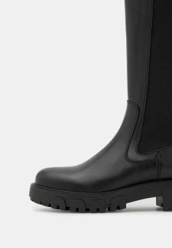 HUGO AXEL CHELSEA BOOT - Bottes à Plateau - Black -Pas Cher Hugo Boutique 7fe3a1d0bf204bfca8c2b39db5fea607