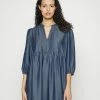HUGO KULIA - Robe En Jean - Blue