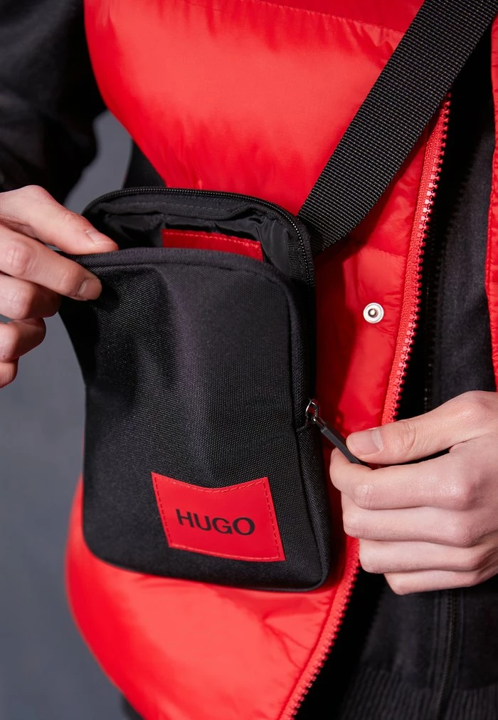 HUGO ETHON ZIP UNISEX - Sac Bandoulière - Black 2 HUGO ETHON ZIP UNISEX - Sac Bandoulière - Black – Image 2