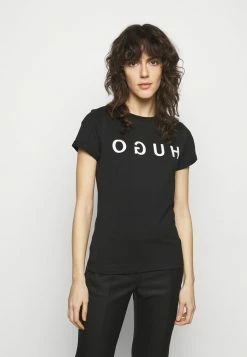 HUGO THE TEE - T-shirt Imprimé - Black