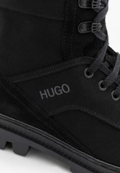HUGO BUSTLER - Bottines à Lacets - Black -Pas Cher Hugo Boutique 87afae0cfc464a1ab5b2951d9d7a3b26