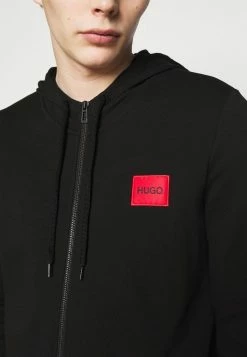 HUGO DAPLE - Sweat à Capuche Zippé - Black -Pas Cher Hugo Boutique 8ad040b844204a28ba8a92030f7872be