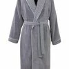 HUGO BADEMANTEL - Peignoir - Grey