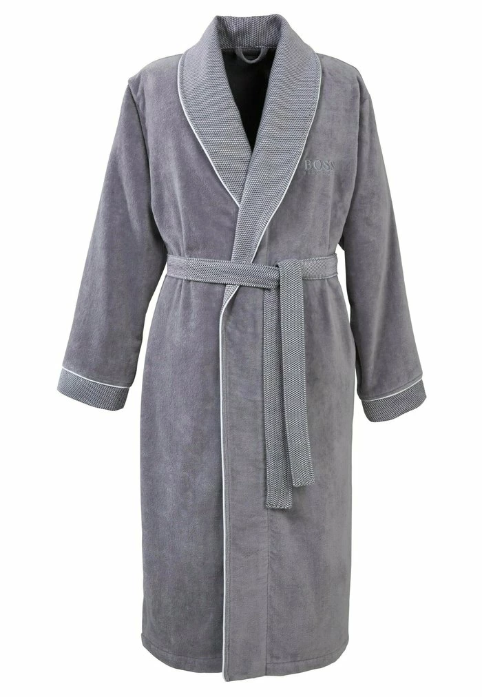 HUGO BADEMANTEL - Peignoir - Grey 1 HUGO BADEMANTEL - Peignoir - Grey