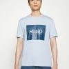 HUGO DOLIVE - T-shirt Imprimé - Light Pastel Blue