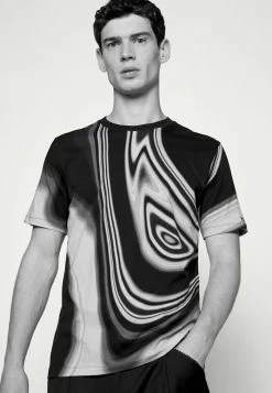 HUGO DLITCH - T-shirt Imprimé - Black -Pas Cher Hugo Boutique 92245c738e7246c281573ea1e9d9fd88