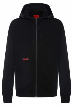 HUGO DYNDALE - Sweat à Capuche Zippé - Black -Pas Cher Hugo Boutique 9686e8846bb8492dbd62cec0d915faf4