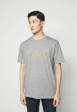 HUGO DOLIVE - T-shirt Imprimé - Silver