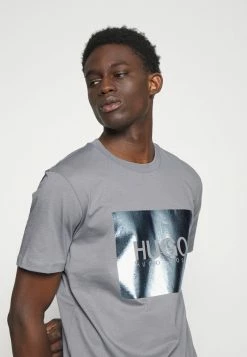 HUGO DOLIVE - T-shirt Imprimé - Silver -Pas Cher Hugo Boutique 9a55cf35d59b49489145f348039a8946