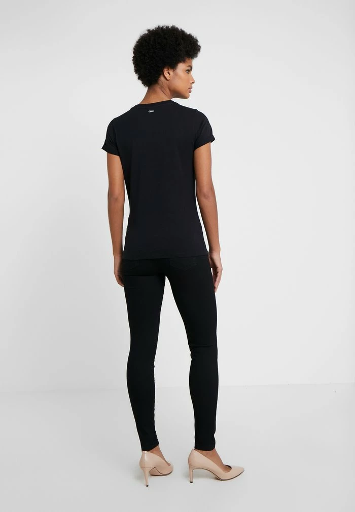 HUGO THE PLAIN TEE - T-shirt Basique - Black 3 HUGO THE PLAIN TEE - T-shirt Basique - Black – Image 3