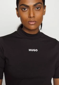 HUGO NARCISSA - Robe En Jersey - Black -Pas Cher Hugo Boutique 9ef6f9051bab4679865f459c7a343ccd