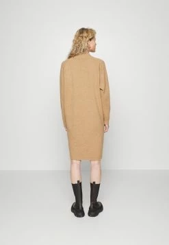 HUGO SOSONZ - Robe Pull - Camel Melange -Pas Cher Hugo Boutique 9fc6b6cbdb8a4404a7c28005fbe924c3