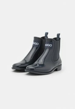 HUGO NOLITA RAIN BOOTIE - Bottes En Caoutchouc - Dark Blue -Pas Cher Hugo Boutique a1a80ed4f09449cf949f7a7a5e1c1133