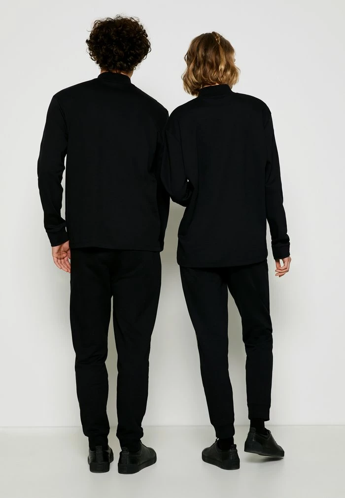 HUGO DISAMU METALLIC UNISEX - T-shirt à Manches Longues - Black/gold 3 HUGO DISAMU METALLIC UNISEX - T-shirt à Manches Longues - Black/gold – Image 3