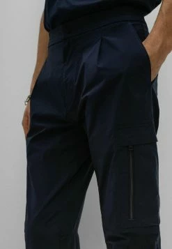 HUGO GLAVIN - Pantalon Cargo - Dark Blue -Pas Cher Hugo Boutique a6622699842c447c8e7010875e2bdaed