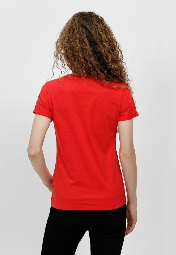 HUGO T-shirt Basique - Red 3 HUGO T-shirt Basique - Red – Image 3