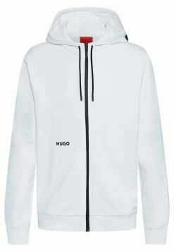 HUGO DYNDALE - Sweat à Capuche Zippé - White