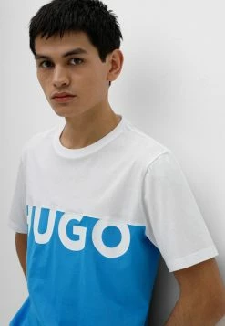 HUGO DAKOTUS - T-shirt Imprimé - Blue -Pas Cher Hugo Boutique aaf6bde510814b7eb9ace439c6a04883