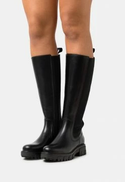 HUGO AXEL CHELSEA BOOT - Bottes à Plateau - Black