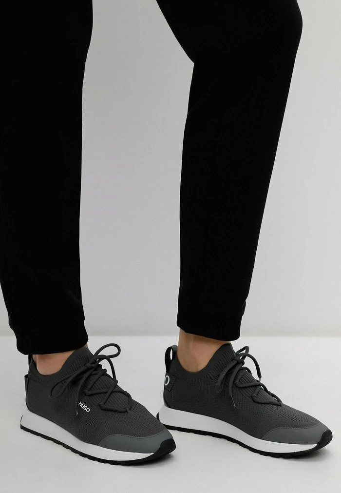 HUGO ICELIN RUNN KNTH - Baskets Basses - Grey 1 HUGO ICELIN RUNN KNTH - Baskets Basses - Grey