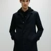 HUGO MAREC - Manteau Court - Dark Blue