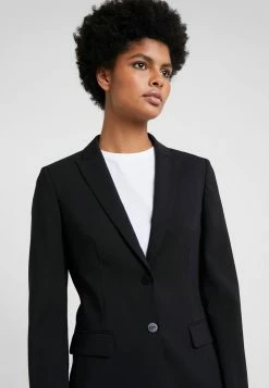 HUGO THE LONG JACKET - Blazer - Black -Pas Cher Hugo Boutique b32e91ac92954a42a8851400822c2990