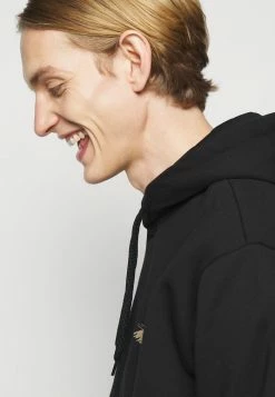 HUGO DONGREL - Sweat à Capuche - Black -Pas Cher Hugo Boutique b47fe1a1bf4e4858b9a4ca52e3ca4dfa