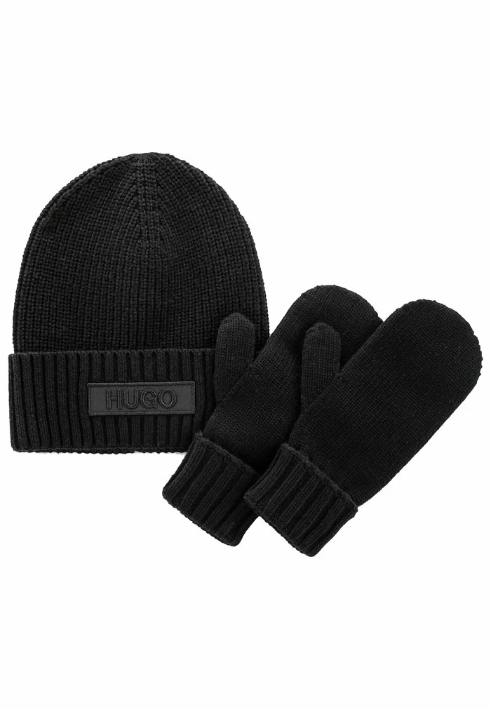 HUGO SET - Gants - Black 1 HUGO SET - Gants - Black