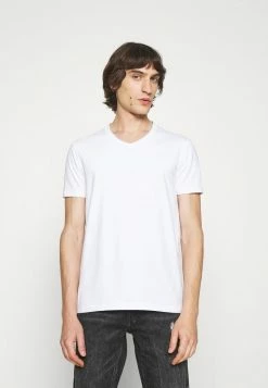 HUGO V NECK 2 PACK - T-shirt Basique - White/grey -Pas Cher Hugo Boutique b67aae0ee8d4465f88ea8b9e7088dab4