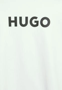 HUGO SWEATER - Sweatshirt - White -Pas Cher Hugo Boutique b6e5105531a142eab3b65b6ca33a3ebc