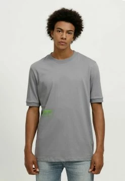 HUGO DAIBO - T-shirt Imprimé - Silver