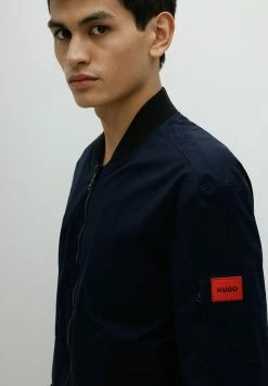 HUGO BALVIN - Blouson Bomber - Dark Blue -Pas Cher Hugo Boutique b8f9d512fa33423a8c9bf40fddf43b52