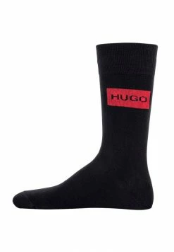 HUGO 2 PACK - Chaussettes - Schwarz Hellblau 10 HUGO 2 PACK - Chaussettes - Schwarz Hellblau -Pas Cher Hugo Boutique bffc64d240fe4a07a51a3fd2722189a9