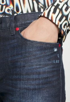 HUGO Jean Droit - Navy -Pas Cher Hugo Boutique cace72151b4143d3b0031e99d59b54d3