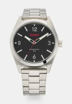 HUGO MAKE - Montre - Silver-coloured/black