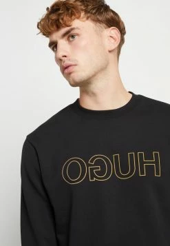 HUGO DICAGO - Sweatshirt - Black/gold -Pas Cher Hugo Boutique cb529361ed524a6880f5a6f9f9444be3
