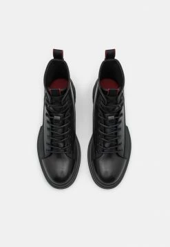 HUGO DART - Bottines à Lacets - Black -Pas Cher Hugo Boutique cd0606ec49a14c9394f211c6cffe9d61