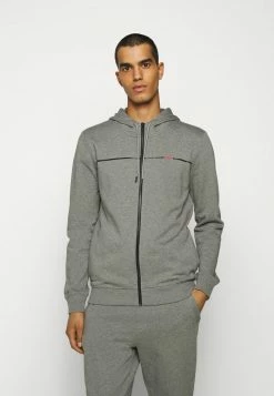 HUGO DAPIE - Sweat à Capuche Zippé - Open Grey