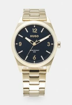 HUGO MAKE - Montre - Gold-coloured/blue