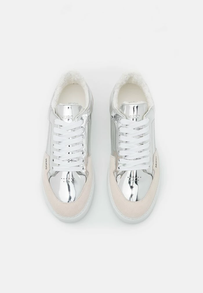HUGO VERA LACE UP - Baskets Basses - Silver-coloured 5 HUGO VERA LACE UP - Baskets Basses - Silver-coloured – Image 5